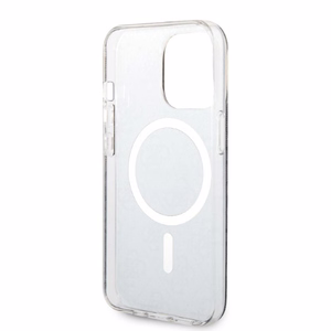 Rinkinys Guess GUBPP13LH4EACSK dėklas + įkroviklis iPhone 13 Pro juodas kietas dėklas su 4G raštu Magnetinis