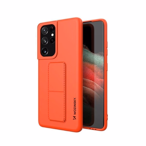 Wozinsky Kickstand Case силиконовый чехол с подставкой Samsung Galaxy S21 Ultra 5G красный