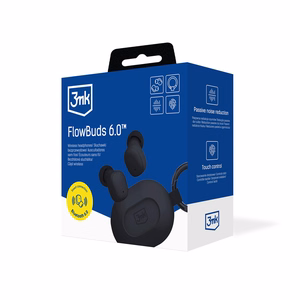 TWS 3mk FlowBuds 6.0 Беспроводные наушники — чёрный