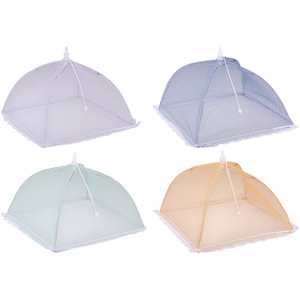 Sulankstomas tinklinis maisto gaubtas Alpina, 35 × 35 × 22 cm, žalias