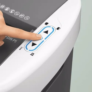 Leitz IQ Optimax AutoFeed 150 80380000 popieriaus smulkintuvas, P4, 150 lapų, 15 l talpos šiukšliadėžė