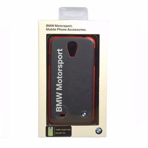 BMW Motorsport dėklas Samsung Galaxy S4 juodas