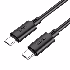Кабель USB C - USB C Hoco 3A 60W 2 м X88 черный