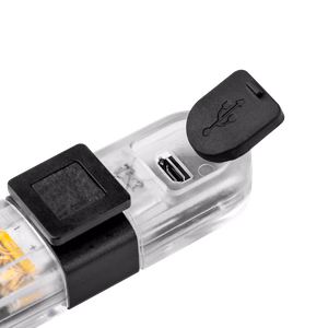Bicycle light set with USB cable