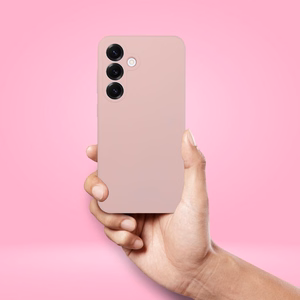 Silikoninis dėklas 2mm HONOR 400 Pro smėlio rožinis