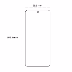 Tempered glass 2,5D for Poco X6 5G