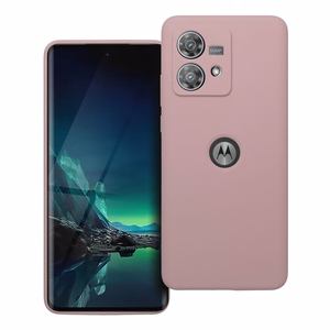 Dėklas silikoninis 2mm telefonui MOTOROLA EDGE 40 Neo rožinis