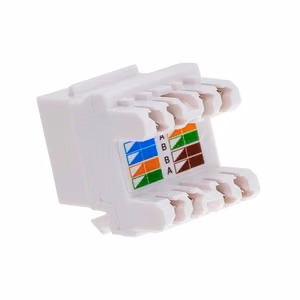 Alantec MKN-U5-1 laidų jungtis RJ45 balta