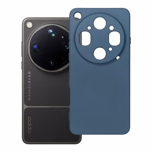 Silikoninis dėklas Oppo Find X9 ULTRA, mėlynas