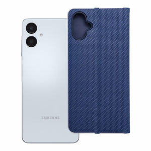 LUNA Book Carbon dėklas telefonui SAMSUNG A06 mėlynas