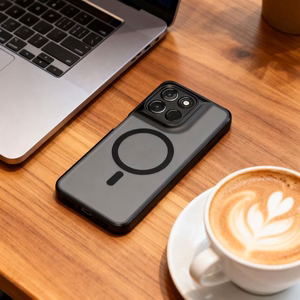 Tech-Protect Magmat MagSafe dėklas skirtas Motorola Moto G57 Power / G67 Power - matinė juoda