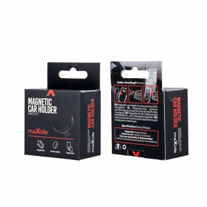 "Maxlife" automobilinis laikiklis oro ventiliacijos angai MXCH-11 magnetinis juodas