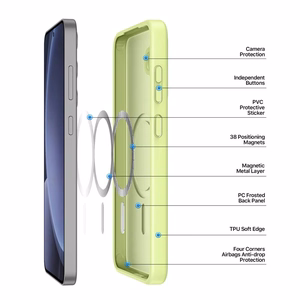 Чехол Dux Ducis Yind для Samsung S936 S25 Plus зелёный