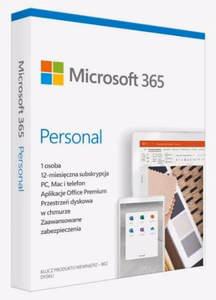 Microsoft 365 Personal PL (1 asmeniui; 5 įrenginiai; 12 mėnesių; fizinė versija; Lenkija) (EP2-32454)