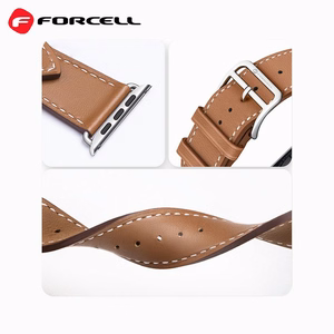 FORCELL F-DESIGN FA20 ekologiškos odos dirželis APPLE Watch 38 / 40 / 41 mm raudonas