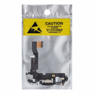 Шлейф зарядки USB для IPHONE 12 Pro чёрный (pulled)