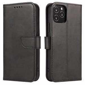 Magnetinis dėklas telefonui su atvartu ir stovu Motorola Moto G Stylus 2022 juodas
