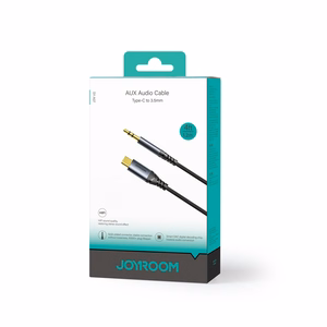 Audio cable Joyroom SY-A07 USB-C to 3,5mm 1.2m black