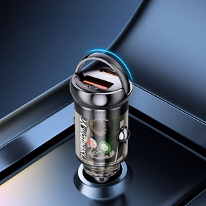 Įkroviklis automobilinis Wozinsky (WCGWCW) (1xUSB 1xUSB-C) 65W juodas