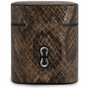Guess GUACA2PUSNSMLBR AirPods 1/2 чехол коричневый/коричневый Python Collection