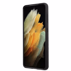 BMW Silikoninis M Kolekcijos dėklas Samsung Galaxy S21+ - juodas