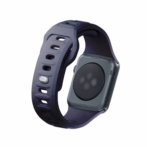 38/40/41/42 mm Gray (small) - 3mk Silicone Watch Strap for Apple
