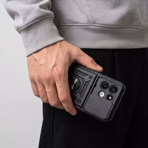 Tech-Protect CamShield Pro dėklas Xiaomi Redmi 17 4G / 5G, juodas