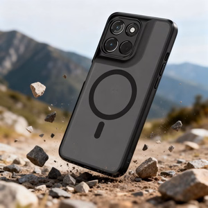 Tech-Protect Magmat MagSafe dėklas skirtas Motorola Moto G57 Power / G67 Power - matinė juoda