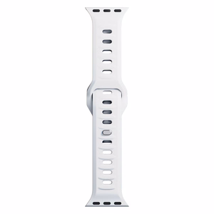 3mk Silicone Watch Strap for Apple Watch 42 / 44 / 45 / 49 mm - white
