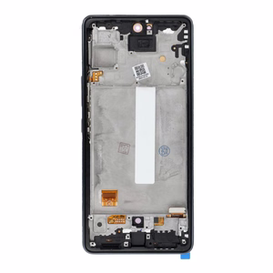 LCD ekranas SAMSUNG A53 A536 HARD OLED su juodu rėmu