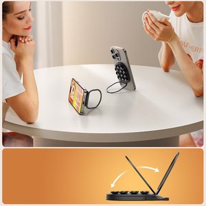 Magnetinis telefono laikiklis su siurbtukais Joyroom (ZS418) juodas