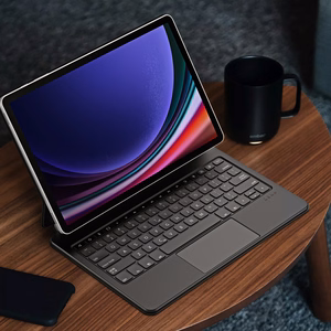 Dux Ducis Keyboard (MK Series) Case with Bluetooth Keyboard for Samsung Galaxy Tab S9+ / S8+ / S7+ - Black