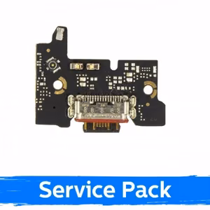 Charging Port Compatible With Xiaomi Poco F4 5G With Flex / Silver / (Service Pack)