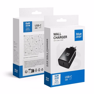 Blue Star TFB-TC-35WPD 35W USB-C QC 4.0 / PD 3A įkroviklis, juodas