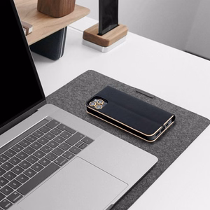 LUNA Dėklas telefonui auksinis Xiaomi Redmi Note 8 juodas
