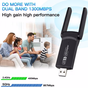 USB Wi-Fi adapteris Reach UWA-1 1300Mbps 802.11ac/a/b/g/n juodas