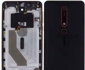 Back cover Nokia 6.1 Black/Copper original (used Grade A)