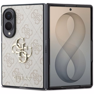 Rožinis dėklas „Guess Big 4G Logo“, skirtas „Samsung Galaxy Z Fold8“