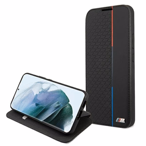 Dėklas telefonui BMW M Collection Triangles Case Samsung Galaxy S22+ - juodas