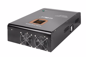 KEMOT PROsinus-3500/48 wall-mounted emergency power supply, pure sine wave inverter with charging, 48 V / 230 V, 3500 VA / 2400 W
