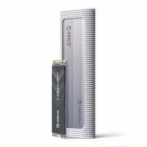 Orico AXM2F M.2 SATA SSD USB-C 3.2 disko dėklas - pilkas