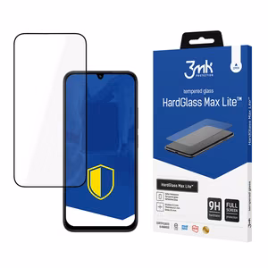 3mk HardGlass Max Lite juodas grūdintas stiklas Xiaomi Redmi Note 15 Pro telefonui