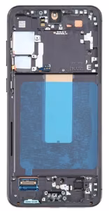 LCD ekranas Samsung S916 S23+ 5G su lietimo ekranu ir rėmeliu Phantom Black OLED (tikras dydis)