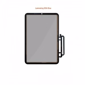 Тачскрин дигитайзер для Apple iPad Mini 6 (2021) "Pro+" чёрный стекло + OCA XH 250um