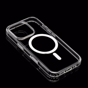 Чехол Clear Mag Cover Elite STR для iPhone 17 Pro / 18 Pro, совместимый с MagSafe из не желтеющего материала, с кнопкой Camera Control — прозрачный