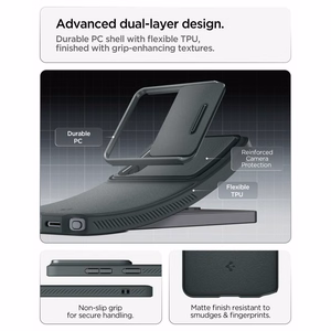 Spigen Optik Armor Чехол для Samsung Galaxy S26 Ultra - зелёный