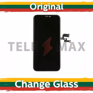 LCD Display Compatible With iPhone X Black (Telemax Renewed)