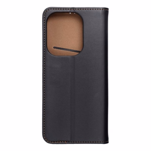SMART PRO Knygos odinis dėklas telefonui XIAOMI Redmi Note 13 Pro 4G / POCO M6 Pro 4G juodas
