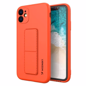 Wozinsky Kickstand Case silicone case with stand Samsung Galaxy A72 4G red