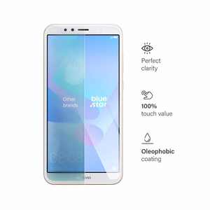 Закалённое стекло для Huawei Y6 2018 Blue Star